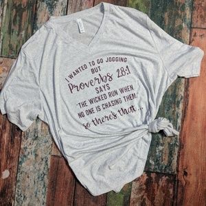Proverbs 28:1 shirt